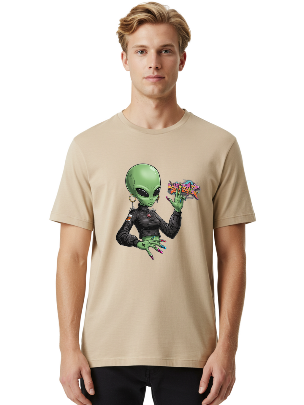 Alien-Woman Men'S Graphic Tee, 100% Cotton, Comfortable Casual Summer Wear, Machine Washable, Vintage Camera, Old Camera, Antique Camera, Black Camera, Classic Photography, Photography Equipment, Nostalgic Device, Film Camera, Camera Art Bal687