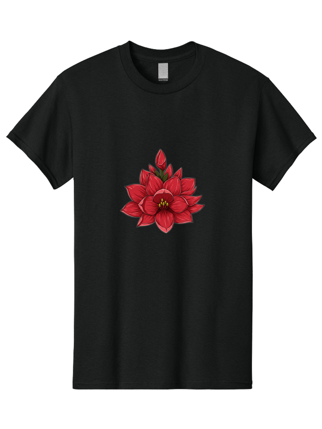 Amaryllis-Flower Men'S Graphic Tee, 100% Cotton, Comfortable Casual Summer Wear, Machine Washable, Vintage Camera, Old Camera, Antique Camera, Black Camera, Classic Photography, Photography Equipment, Nostalgic Device, Film Camera, Camera Art Bal689