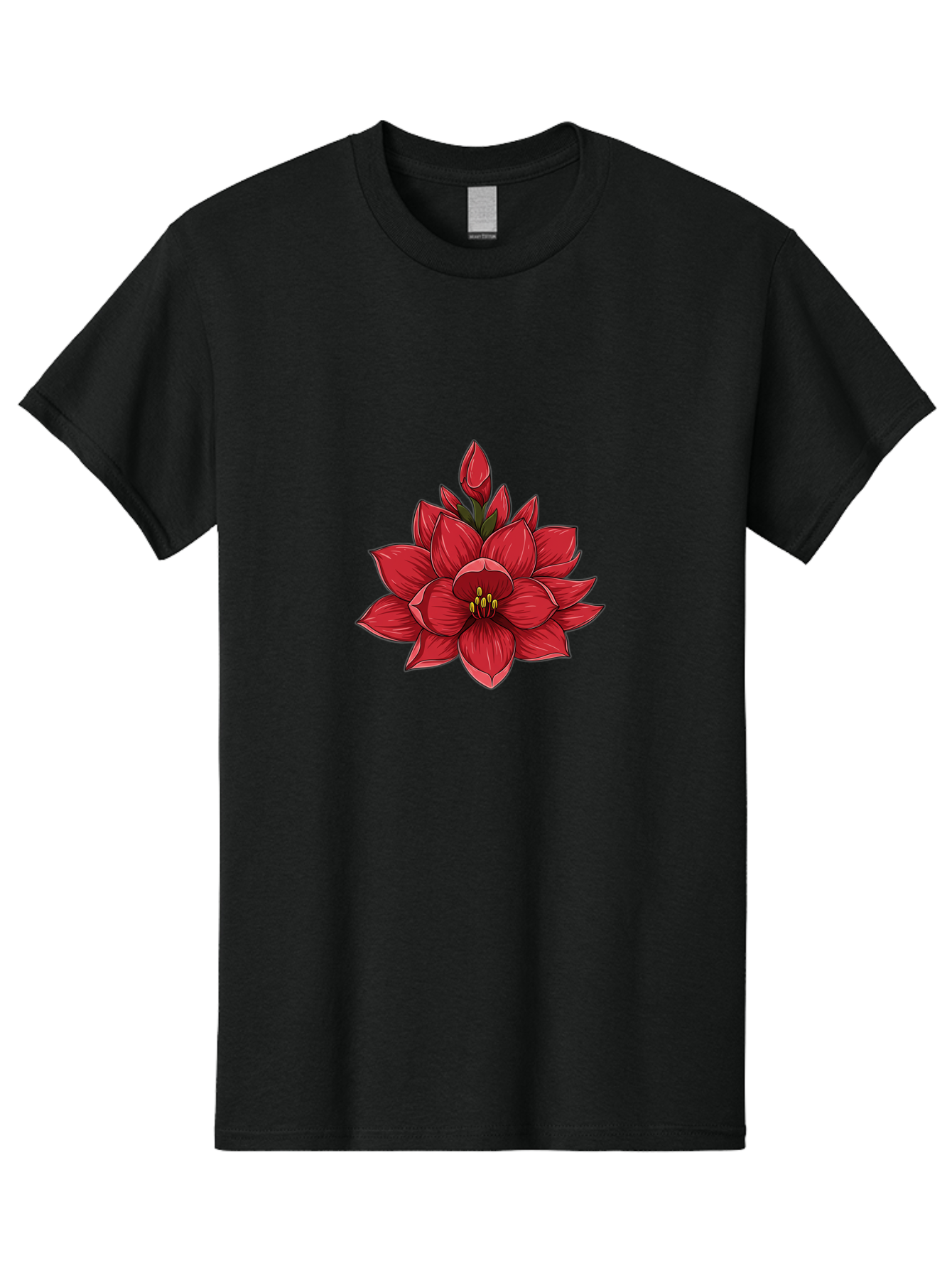 Amaryllis-Flower Men'S Graphic Tee, 100% Cotton, Comfortable Casual Summer Wear, Machine Washable, Vintage Camera, Old Camera, Antique Camera, Black Camera, Classic Photography, Photography Equipment, Nostalgic Device, Film Camera, Camera Art Bal689
