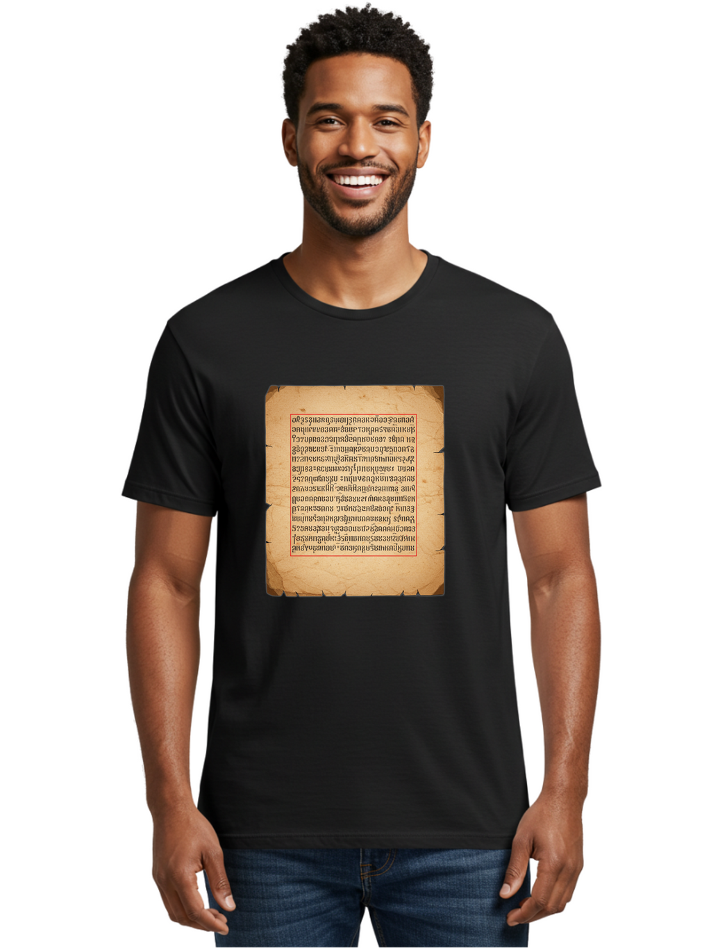 Ancient-Manuscript Men'S Graphic Tee, 100% Cotton, Comfortable Casual Summer Wear, Machine Washable, Vintage Camera, Old Camera, Antique Camera, Black Camera, Classic Photography, Photography Equipment, Nostalgic Device, Film Camera, Bal690