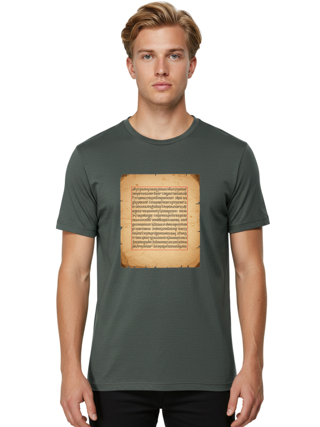 Ancient-Manuscript Men'S Graphic Tee, 100% Cotton, Comfortable Casual Summer Wear, Machine Washable, Vintage Camera, Old Camera, Antique Camera, Black Camera, Classic Photography, Photography Equipment, Nostalgic Device, Film Camera, Bal690