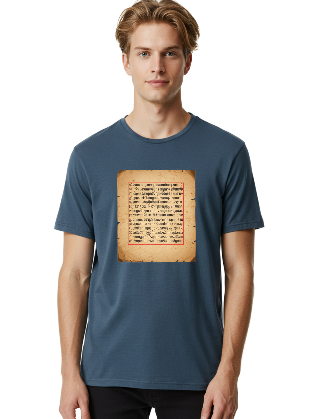 Ancient-Manuscript Men'S Graphic Tee, 100% Cotton, Comfortable Casual Summer Wear, Machine Washable, Vintage Camera, Old Camera, Antique Camera, Black Camera, Classic Photography, Photography Equipment, Nostalgic Device, Film Camera, Bal690