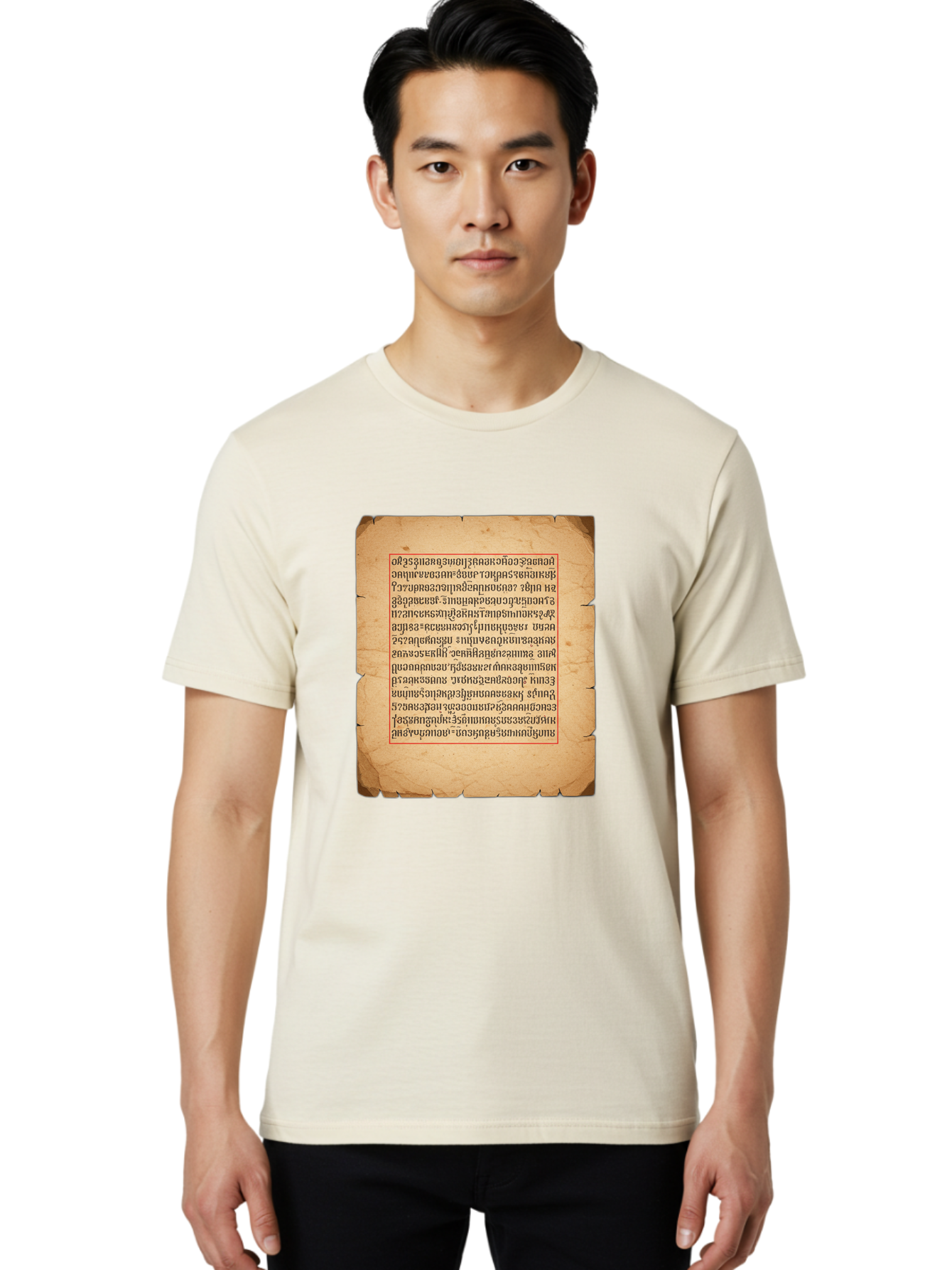 Ancient-Manuscript Men'S Graphic Tee, 100% Cotton, Comfortable Casual Summer Wear, Machine Washable, Vintage Camera, Old Camera, Antique Camera, Black Camera, Classic Photography, Photography Equipment, Nostalgic Device, Film Camera, Bal690