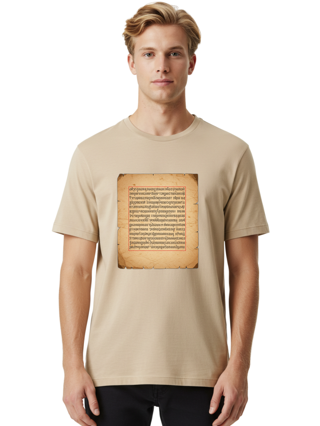 Ancient-Manuscript Men'S Graphic Tee, 100% Cotton, Comfortable Casual Summer Wear, Machine Washable, Vintage Camera, Old Camera, Antique Camera, Black Camera, Classic Photography, Photography Equipment, Nostalgic Device, Film Camera, Bal690