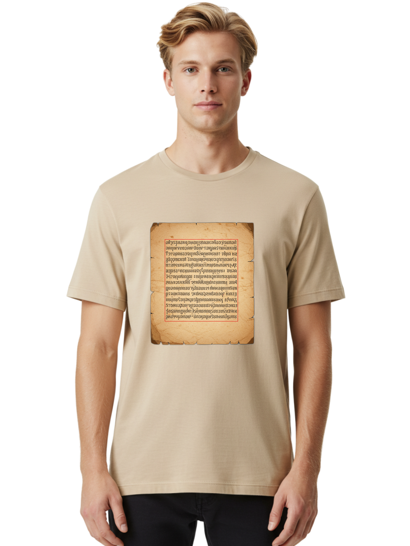 Ancient-Manuscript Men'S Graphic Tee, 100% Cotton, Comfortable Casual Summer Wear, Machine Washable, Vintage Camera, Old Camera, Antique Camera, Black Camera, Classic Photography, Photography Equipment, Nostalgic Device, Film Camera, Bal690
