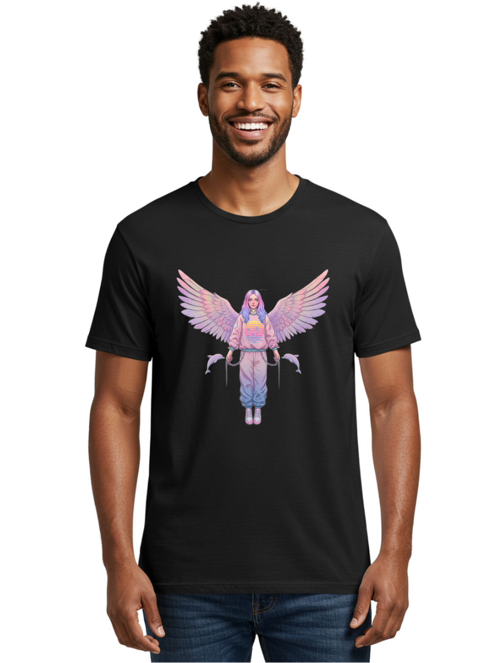 Angel-Girl Men'S Graphic Tee, 100% Cotton, Comfortable Casual Summer Wear, Machine Washable, Vintage Camera, Old Camera, Antique Camera, Black Camera, Classic Photography, Photography Equipment, Nostalgic Device, Film Camera, Camera Art Bal691