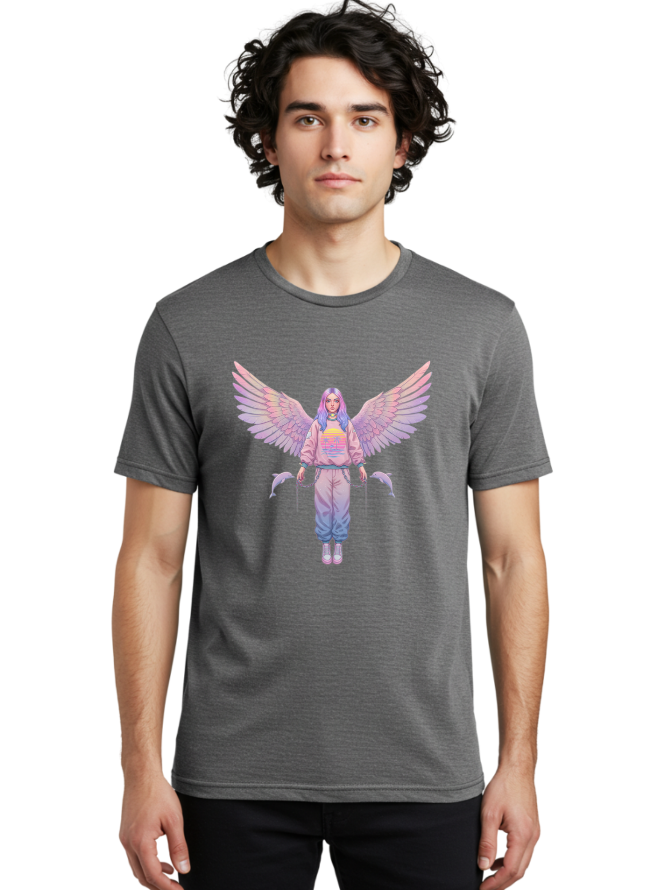 Angel-Girl Men'S Graphic Tee, 100% Cotton, Comfortable Casual Summer Wear, Machine Washable, Vintage Camera, Old Camera, Antique Camera, Black Camera, Classic Photography, Photography Equipment, Nostalgic Device, Film Camera, Camera Art Bal691