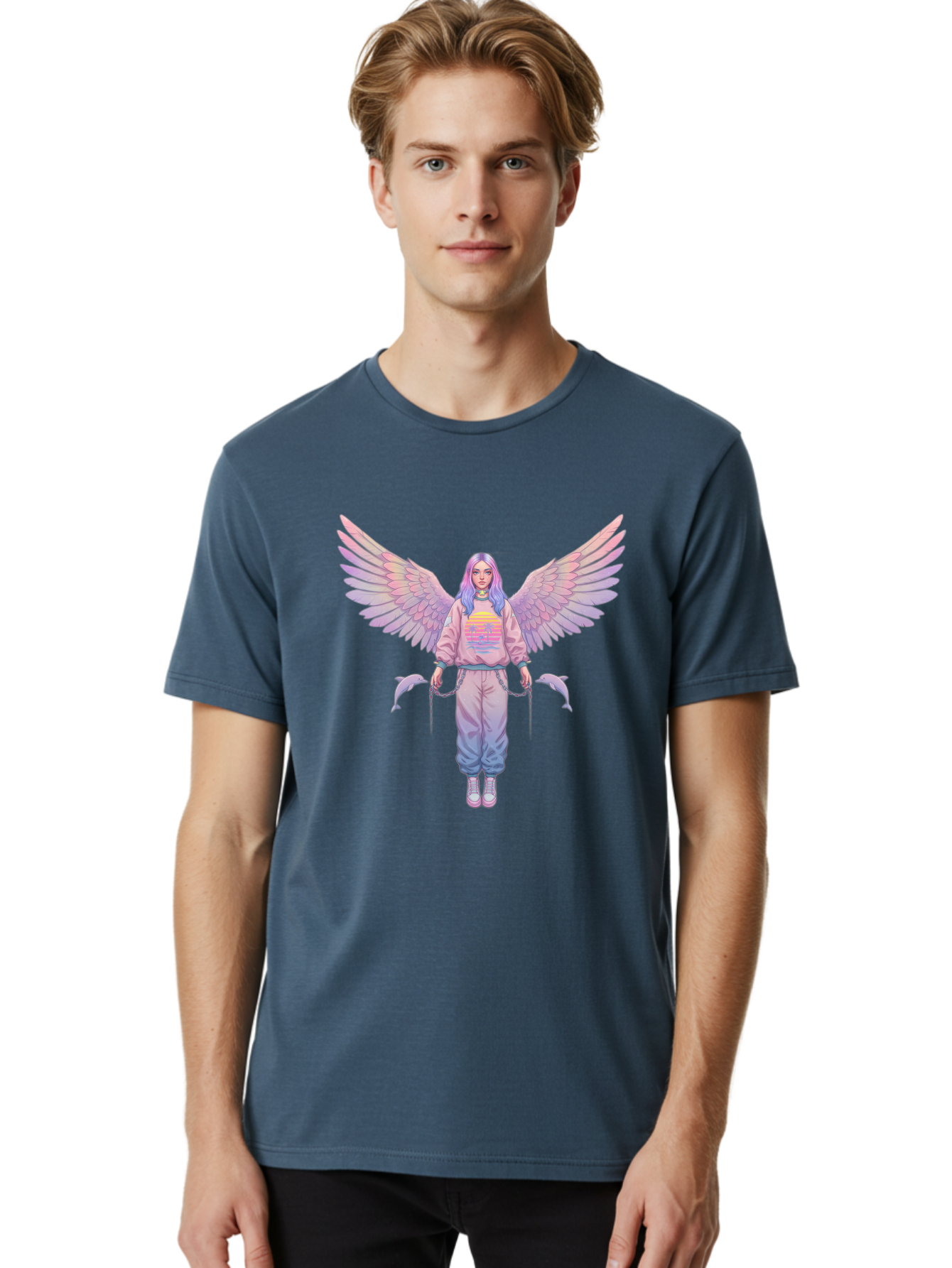 Angel-Girl Men'S Graphic Tee, 100% Cotton, Comfortable Casual Summer Wear, Machine Washable, Vintage Camera, Old Camera, Antique Camera, Black Camera, Classic Photography, Photography Equipment, Nostalgic Device, Film Camera, Camera Art Bal691