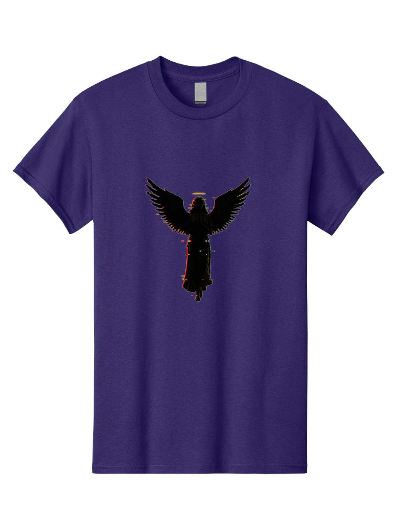 Angel-Silhouette Men'S Graphic Tee, 100% Cotton, Comfortable Casual Summer Wear, Machine Washable, Vintage Camera, Old Camera, Antique Camera, Black Camera, Classic Photography, Photography Equipment, Nostalgic Device, Film Camera, Camera Art Bal692