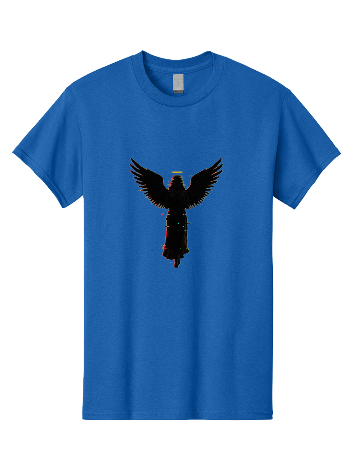 Angel-Silhouette Men'S Graphic Tee, 100% Cotton, Comfortable Casual Summer Wear, Machine Washable, Vintage Camera, Old Camera, Antique Camera, Black Camera, Classic Photography, Photography Equipment, Nostalgic Device, Film Camera, Camera Art Bal692
