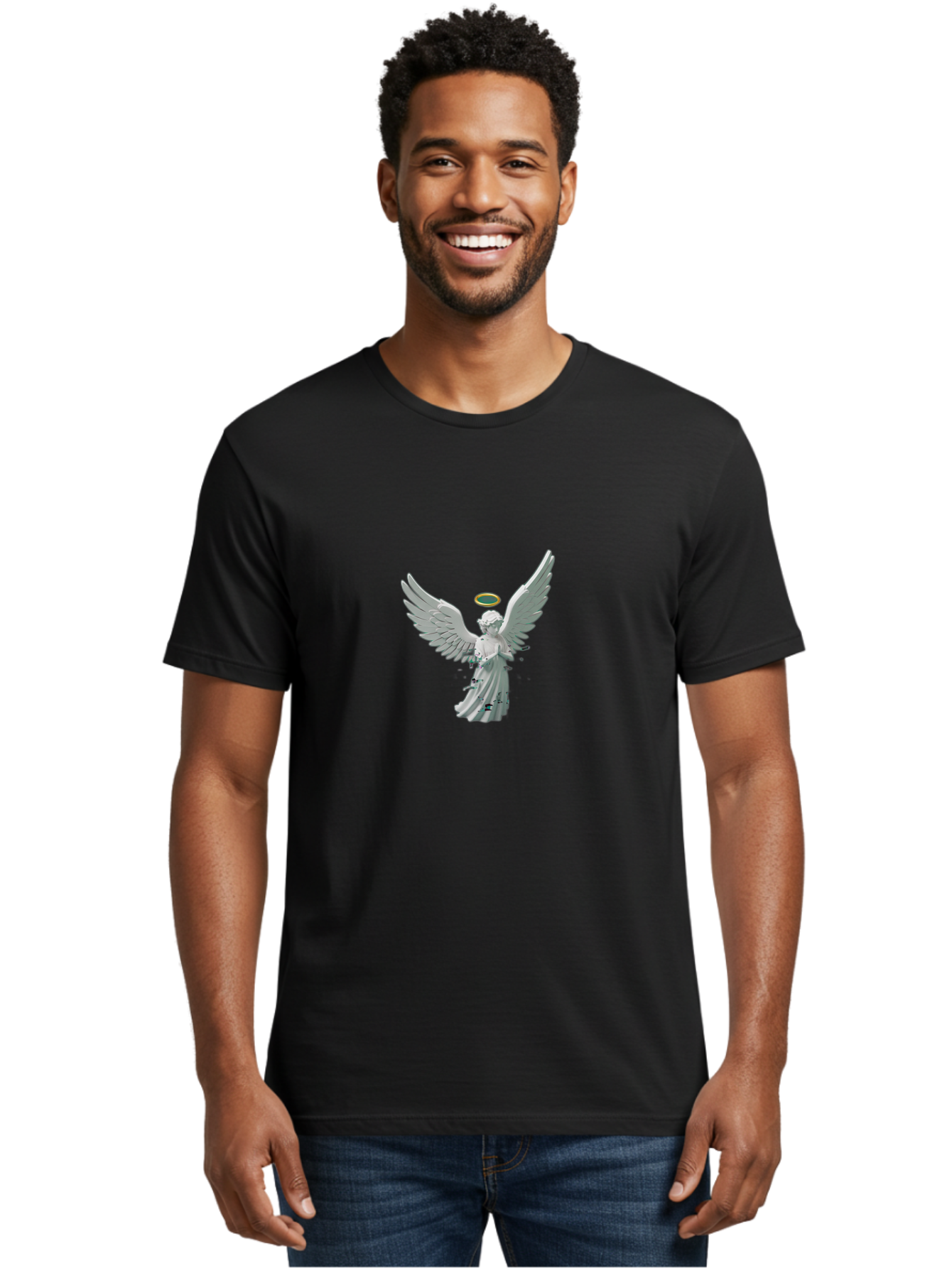 Angel-Statue Men'S Graphic Tee, 100% Cotton, Comfortable Casual Summer Wear, Machine Washable, Vintage Camera, Old Camera, Antique Camera, Black Camera, Classic Photography, Photography Equipment, Nostalgic Device, Film Camera, Camera Art Bal693
