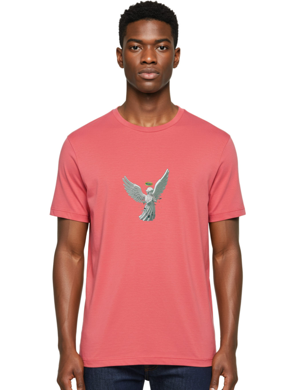 Angel-Statue Men'S Graphic Tee, 100% Cotton, Comfortable Casual Summer Wear, Machine Washable, Vintage Camera, Old Camera, Antique Camera, Black Camera, Classic Photography, Photography Equipment, Nostalgic Device, Film Camera, Camera Art Bal693