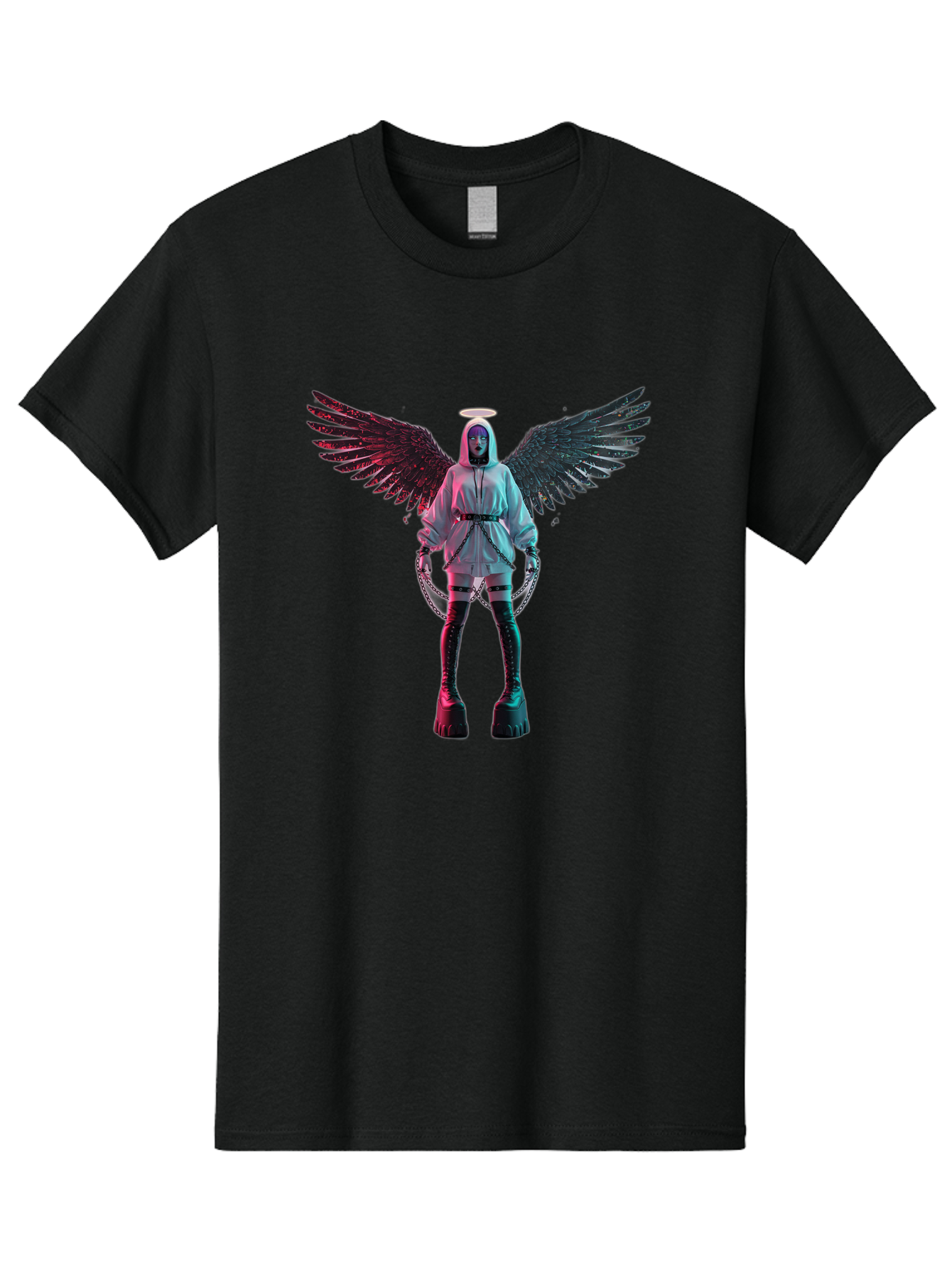 Angel-With-Chains Men'S Graphic Tee, 100% Cotton, Comfortable Casual Summer Wear, Machine Washable, Vintage Camera, Old Camera, Antique Camera, Black Camera, Classic Photography, Photography Equipment, Nostalgic Device, Film Camera, Camera Art Bal694