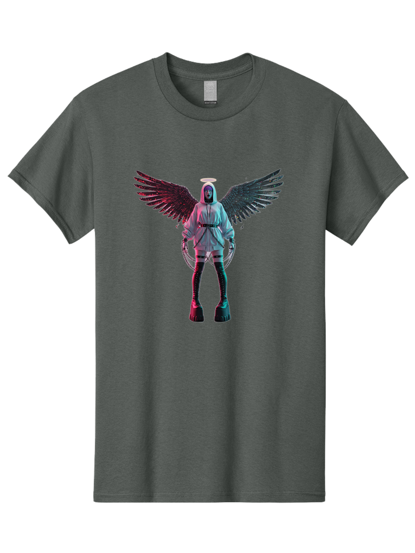 Angel-With-Chains Men'S Graphic Tee, 100% Cotton, Comfortable Casual Summer Wear, Machine Washable, Vintage Camera, Old Camera, Antique Camera, Black Camera, Classic Photography, Photography Equipment, Nostalgic Device, Film Camera, Camera Art Bal694