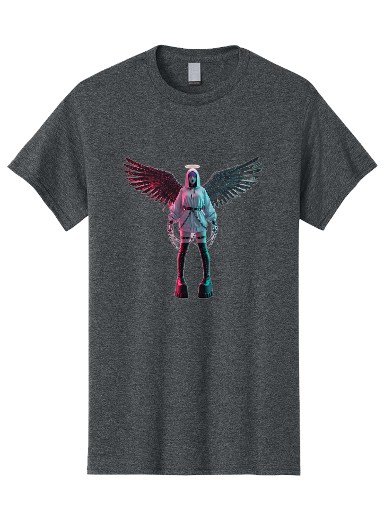 Angel-With-Chains Men'S Graphic Tee, 100% Cotton, Comfortable Casual Summer Wear, Machine Washable, Vintage Camera, Old Camera, Antique Camera, Black Camera, Classic Photography, Photography Equipment, Nostalgic Device, Film Camera, Camera Art Bal694