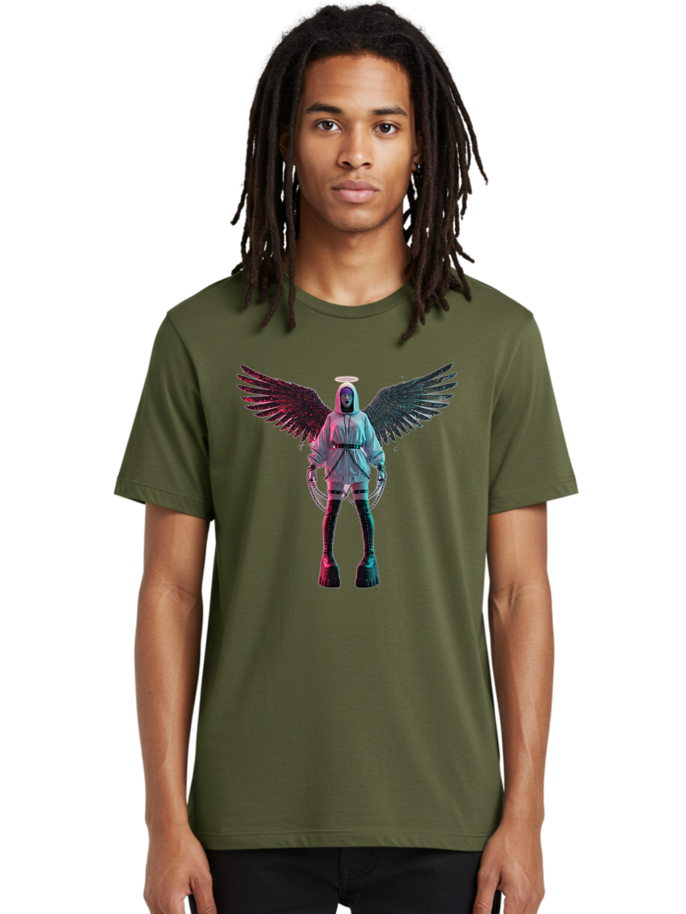 Angel-With-Chains Men'S Graphic Tee, 100% Cotton, Comfortable Casual Summer Wear, Machine Washable, Vintage Camera, Old Camera, Antique Camera, Black Camera, Classic Photography, Photography Equipment, Nostalgic Device, Film Camera, Camera Art Bal694