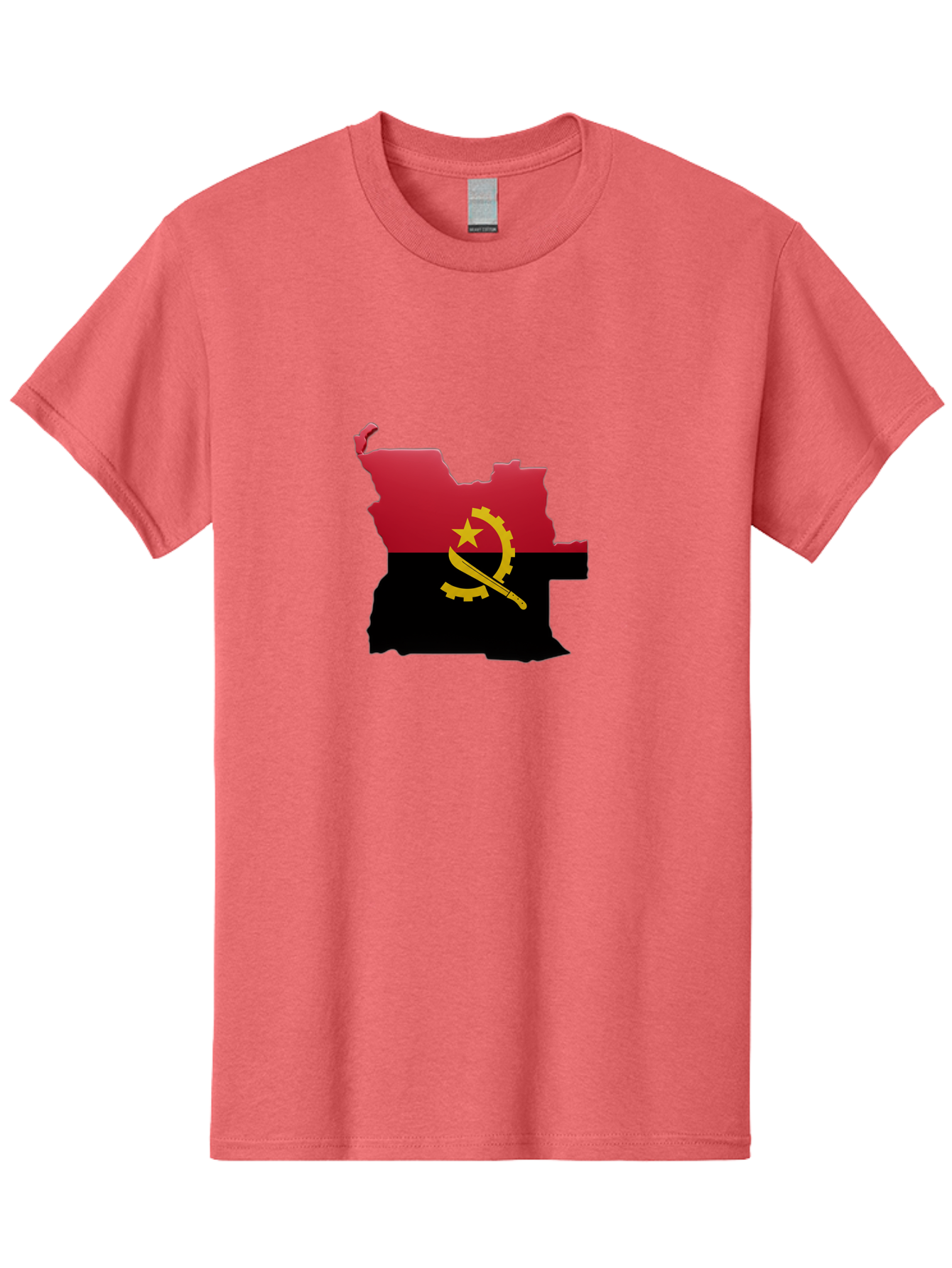 Angola-Map-Flag Men'S Graphic Tee, 100% Cotton, Comfortable Casual Summer Wear, Machine Washable, Vintage Camera, Old Camera, Antique Camera, Black Camera, Classic Photography, Photography Equipment, Nostalgic Device, Film Camera, Camera Art Bal695