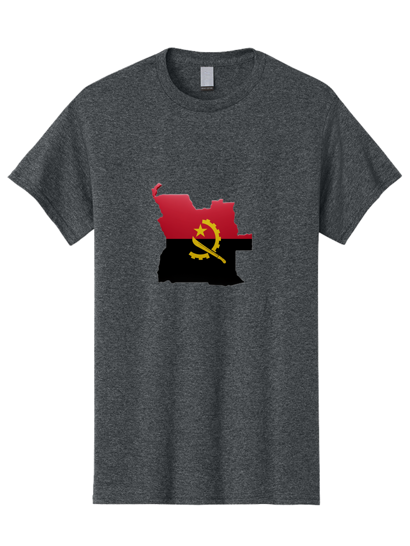 Angola-Map-Flag Men'S Graphic Tee, 100% Cotton, Comfortable Casual Summer Wear, Machine Washable, Vintage Camera, Old Camera, Antique Camera, Black Camera, Classic Photography, Photography Equipment, Nostalgic Device, Film Camera, Camera Art Bal695