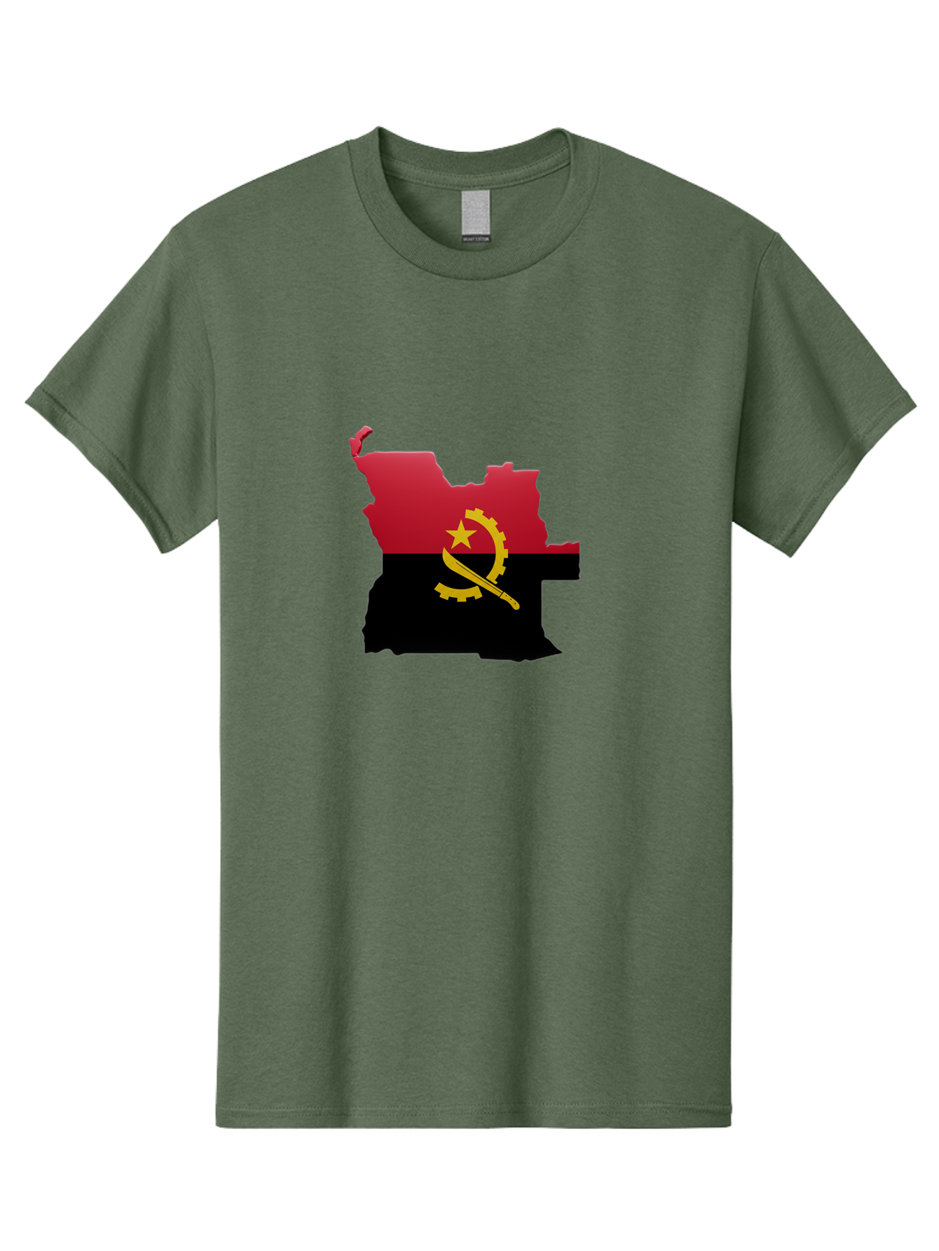 Angola-Map-Flag Men'S Graphic Tee, 100% Cotton, Comfortable Casual Summer Wear, Machine Washable, Vintage Camera, Old Camera, Antique Camera, Black Camera, Classic Photography, Photography Equipment, Nostalgic Device, Film Camera, Camera Art Bal695