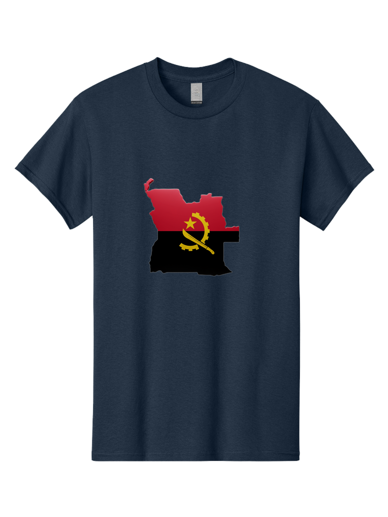 Angola-Map-Flag Men'S Graphic Tee, 100% Cotton, Comfortable Casual Summer Wear, Machine Washable, Vintage Camera, Old Camera, Antique Camera, Black Camera, Classic Photography, Photography Equipment, Nostalgic Device, Film Camera, Camera Art Bal695