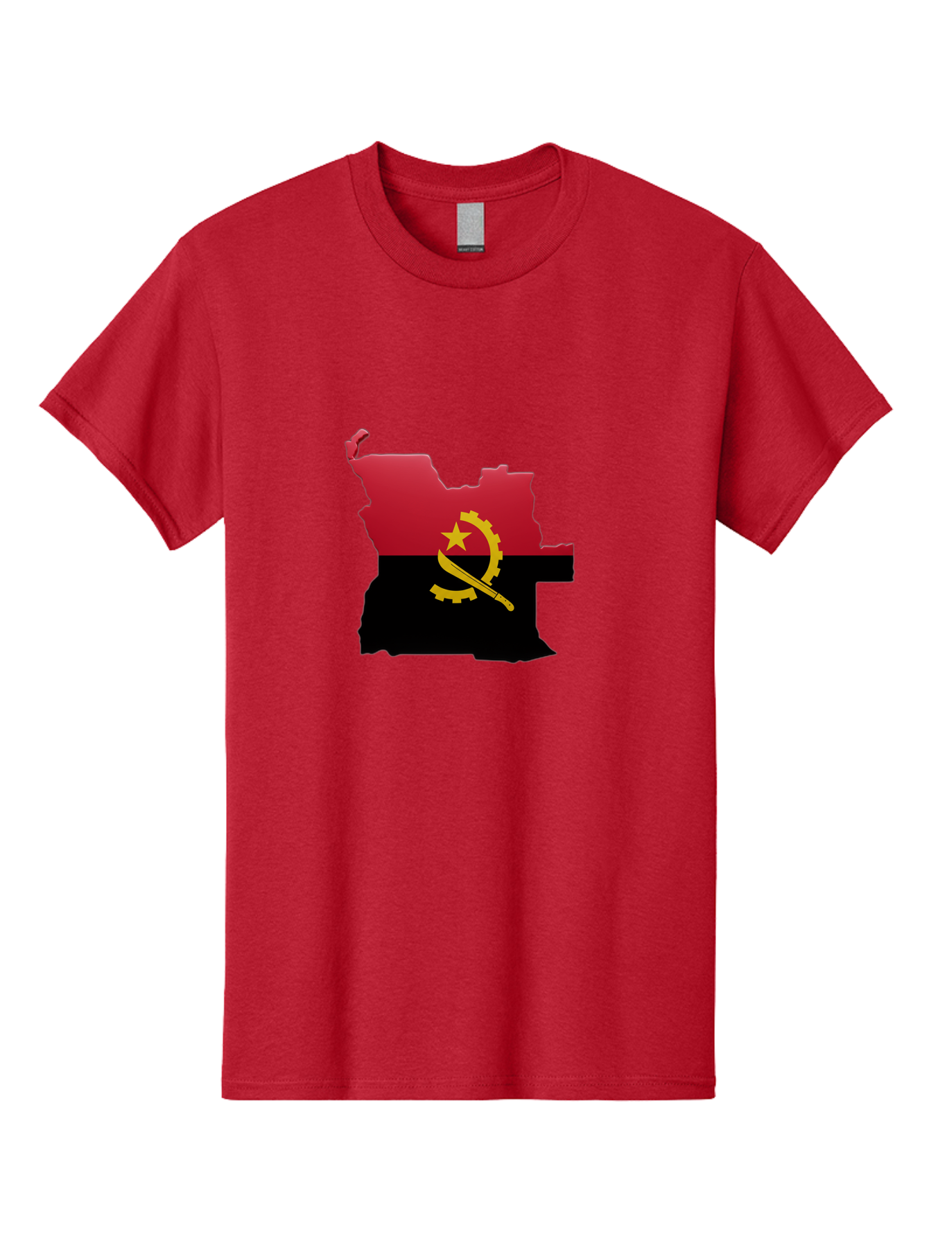 Angola-Map-Flag Men'S Graphic Tee, 100% Cotton, Comfortable Casual Summer Wear, Machine Washable, Vintage Camera, Old Camera, Antique Camera, Black Camera, Classic Photography, Photography Equipment, Nostalgic Device, Film Camera, Camera Art Bal695