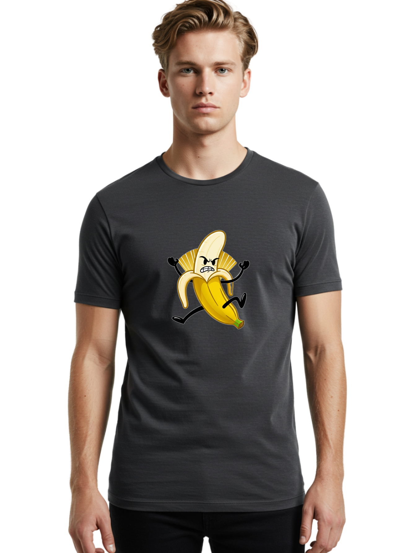Angry-Banana Men'S Graphic Tee, 100% Cotton, Comfortable Casual Summer Wear, Machine Washable, Vintage Camera, Old Camera, Antique Camera, Black Camera, Classic Photography, Photography Equipment, Nostalgic Device, Film Camera, Camera Art Bal697