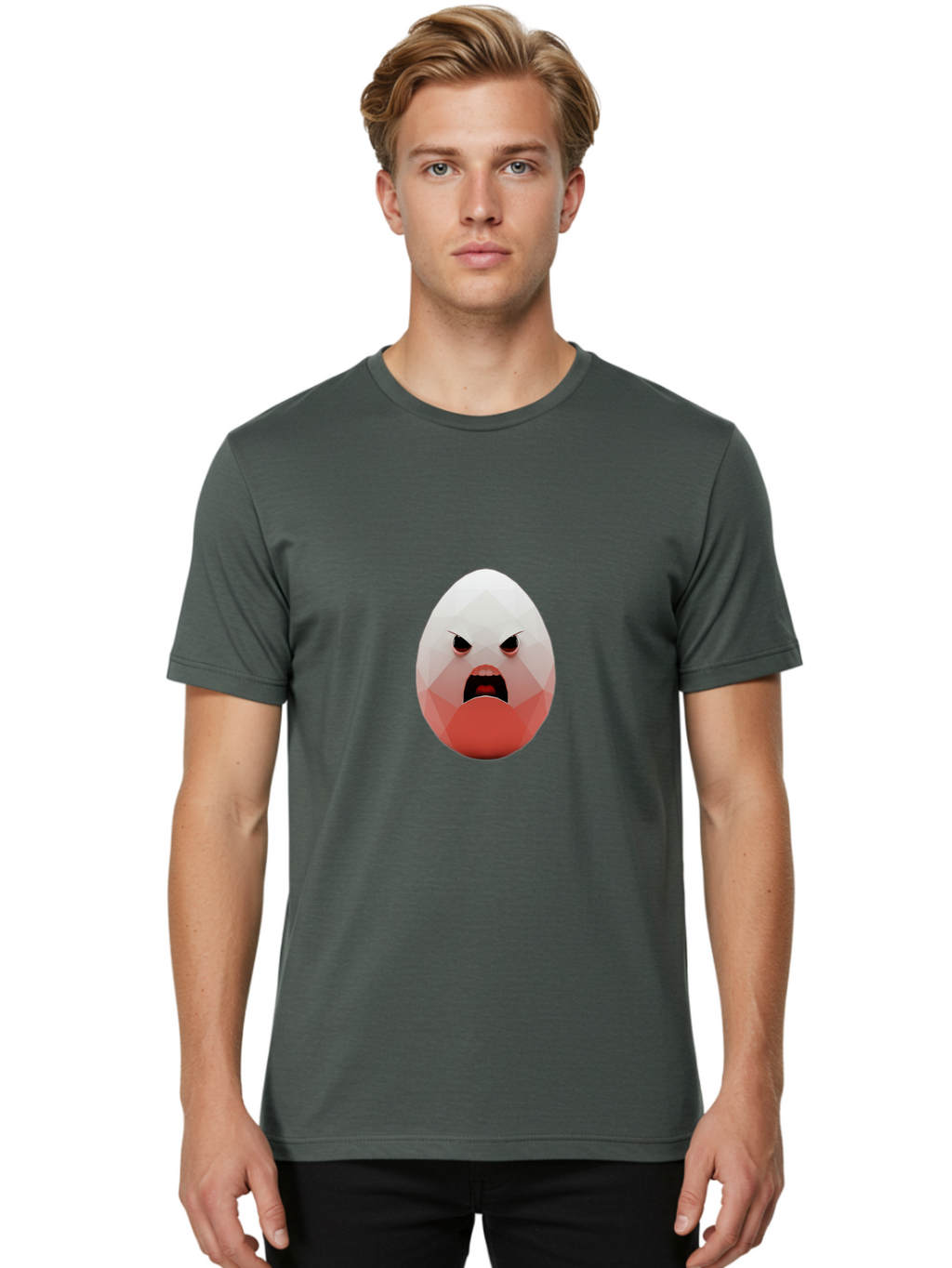 Angry-Egg-1 Men'S Graphic Tee, 100% Cotton, Comfortable Casual Summer Wear, Machine Washable, Vintage Camera, Old Camera, Antique Camera, Black Camera, Classic Photography, Photography Equipment, Nostalgic Device, Film Camera, Camera Art Bal698