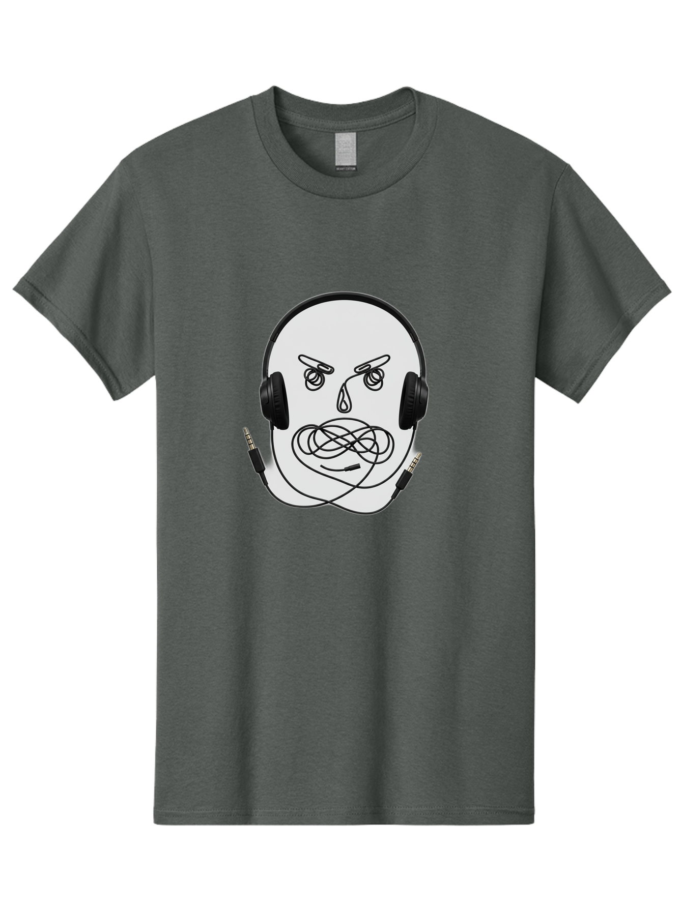 Angry-Headphones-User Men'S Graphic Tee, 100% Cotton, Comfortable Casual Summer Wear, Machine Washable, Vintage Camera, Old Camera, Antique Camera, Black Camera, Classic Photography, Photography Equipment, Nostalgic Device, Film Camera, Bal700