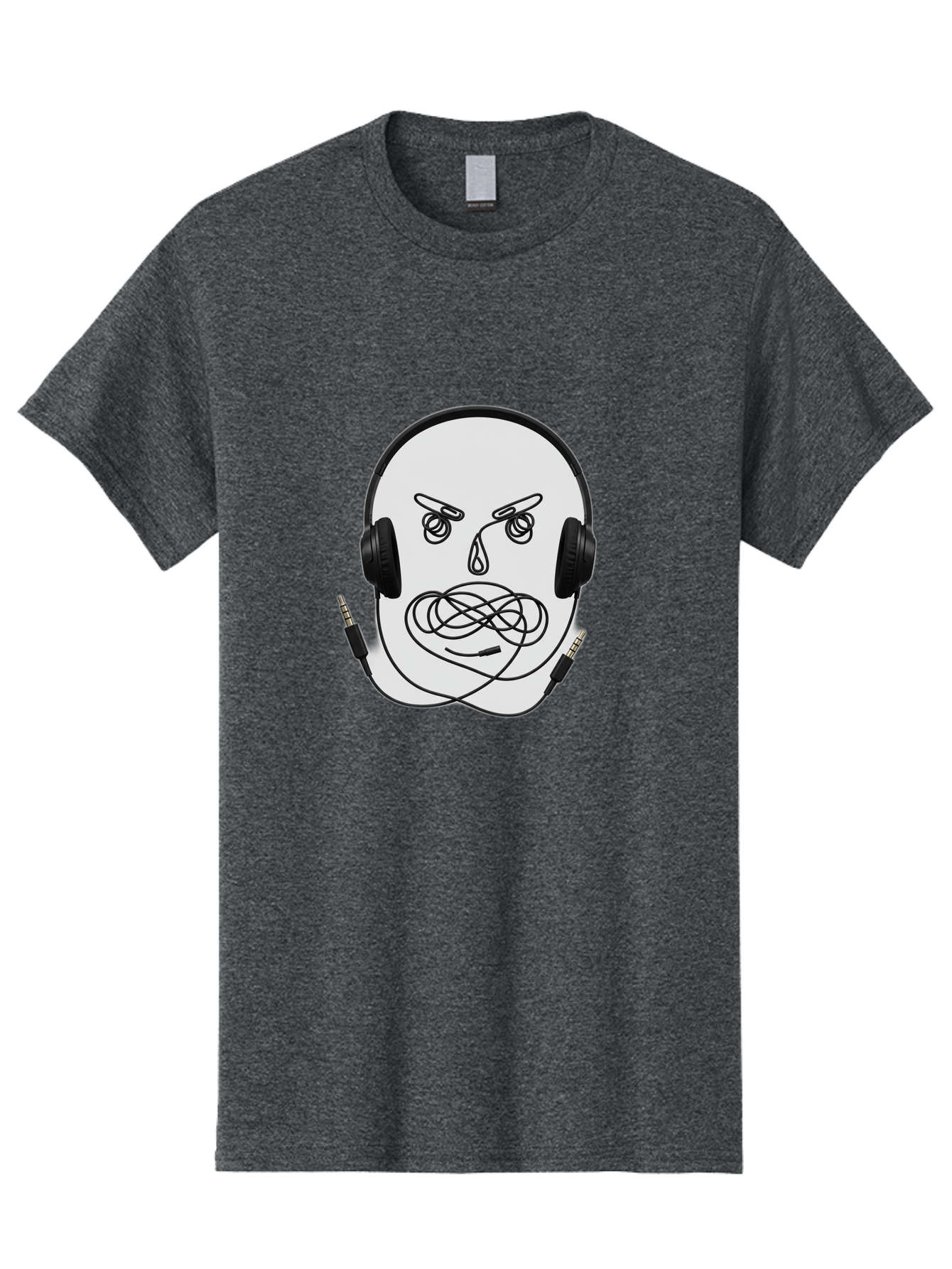 Angry-Headphones-User Men'S Graphic Tee, 100% Cotton, Comfortable Casual Summer Wear, Machine Washable, Vintage Camera, Old Camera, Antique Camera, Black Camera, Classic Photography, Photography Equipment, Nostalgic Device, Film Camera, Bal700
