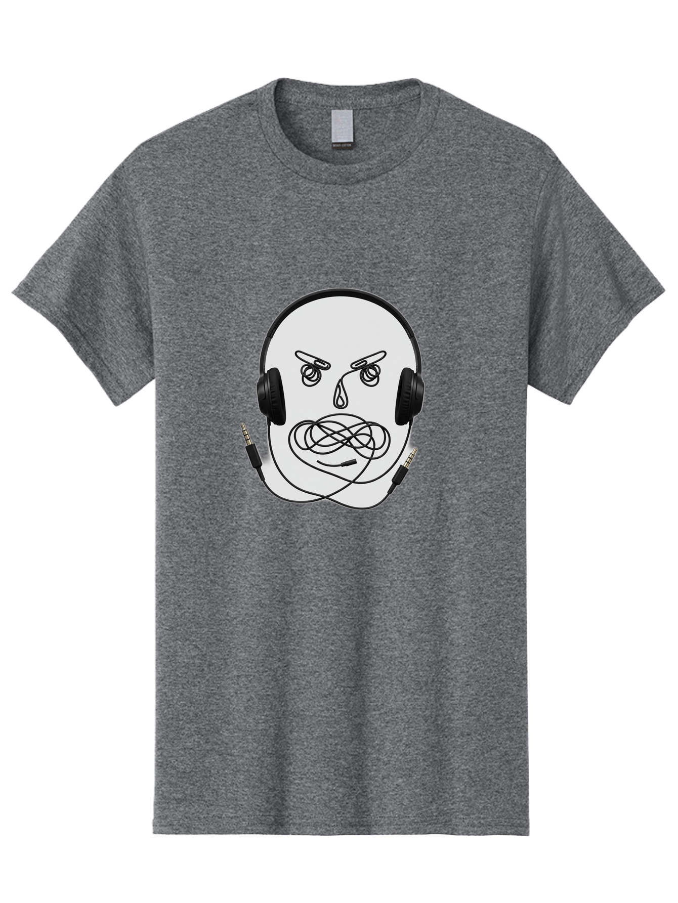 Angry-Headphones-User Men'S Graphic Tee, 100% Cotton, Comfortable Casual Summer Wear, Machine Washable, Vintage Camera, Old Camera, Antique Camera, Black Camera, Classic Photography, Photography Equipment, Nostalgic Device, Film Camera, Bal700