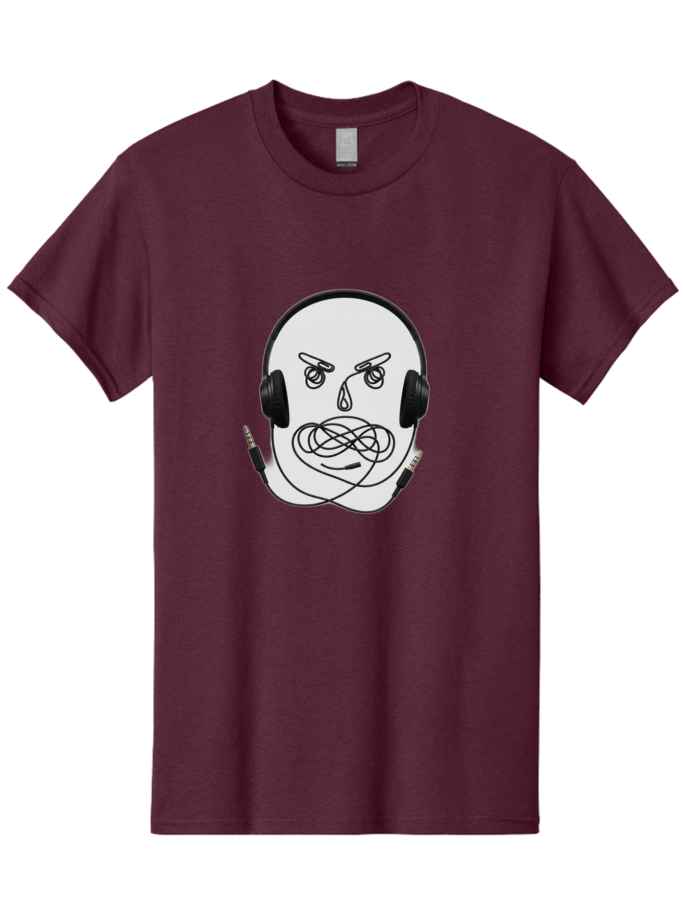 Angry-Headphones-User Men'S Graphic Tee, 100% Cotton, Comfortable Casual Summer Wear, Machine Washable, Vintage Camera, Old Camera, Antique Camera, Black Camera, Classic Photography, Photography Equipment, Nostalgic Device, Film Camera, Bal700