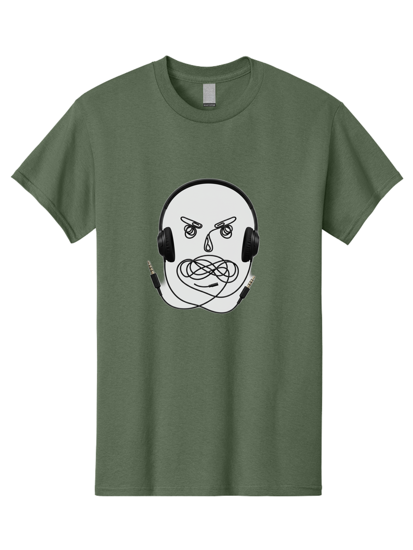 Angry-Headphones-User Men'S Graphic Tee, 100% Cotton, Comfortable Casual Summer Wear, Machine Washable, Vintage Camera, Old Camera, Antique Camera, Black Camera, Classic Photography, Photography Equipment, Nostalgic Device, Film Camera, Bal700