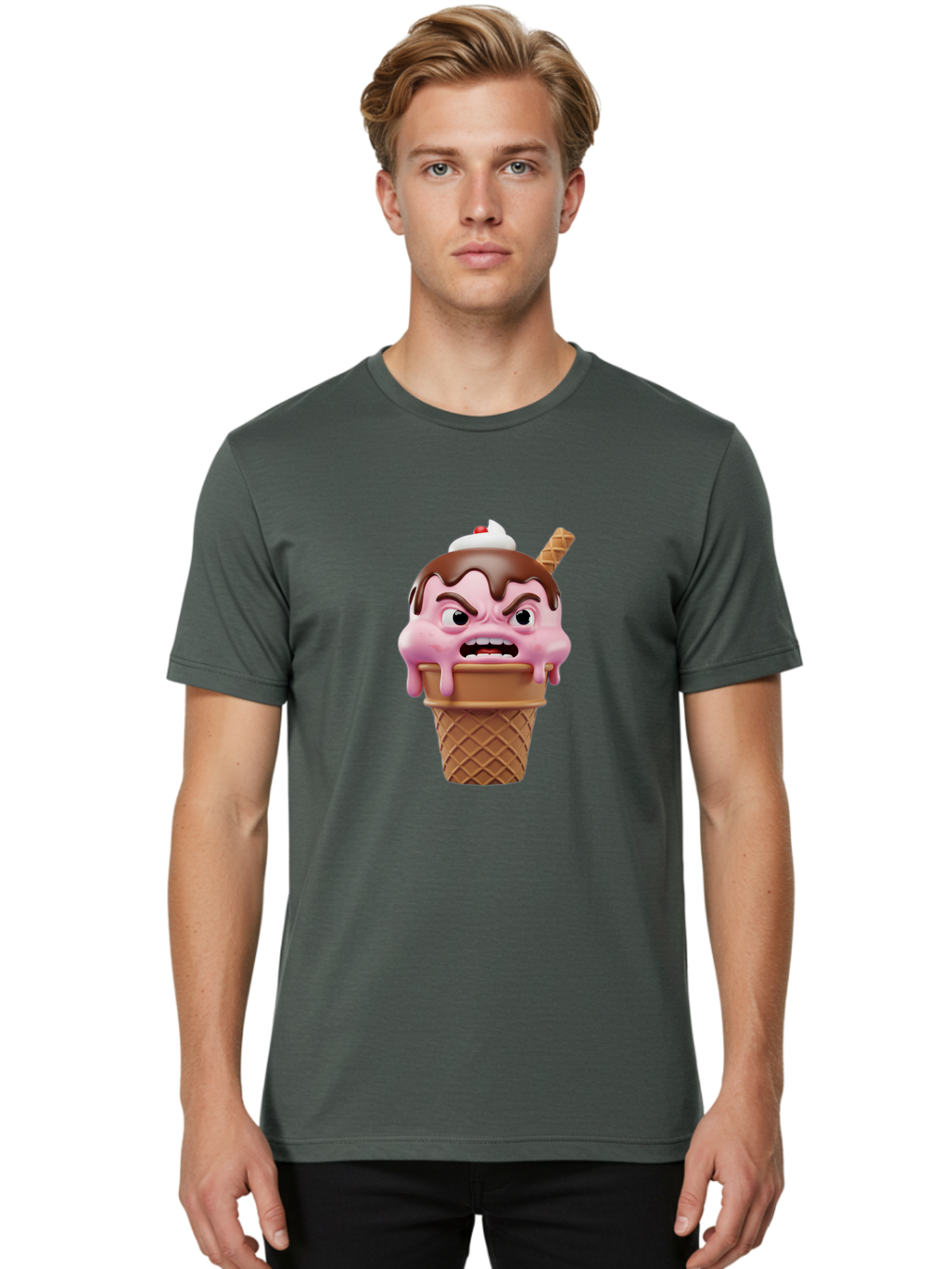 Angry-Ice-Cream Men'S Graphic Tee, 100% Cotton, Comfortable Casual Summer Wear, Machine Washable, Vintage Camera, Old Camera, Antique Camera, Black Camera, Classic Photography, Photography Equipment, Nostalgic Device, Film Camera, Camera Art Bal701