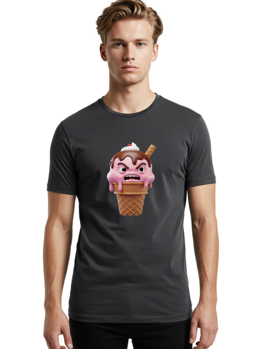 Angry-Ice-Cream Men'S Graphic Tee, 100% Cotton, Comfortable Casual Summer Wear, Machine Washable, Vintage Camera, Old Camera, Antique Camera, Black Camera, Classic Photography, Photography Equipment, Nostalgic Device, Film Camera, Camera Art Bal701