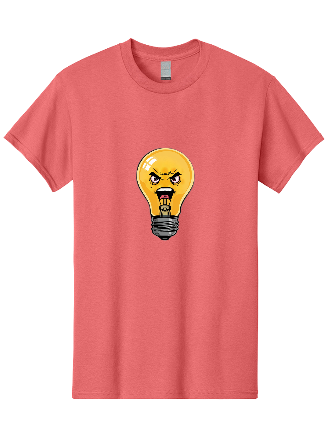 Angry-Light-Bulb-1 Men'S Graphic Tee, 100% Cotton, Comfortable Casual Summer Wear, Machine Washable, Vintage Camera, Old Camera, Antique Camera, Black Camera, Classic Photography, Photography Equipment, Nostalgic Device, Film Camera, Bal702