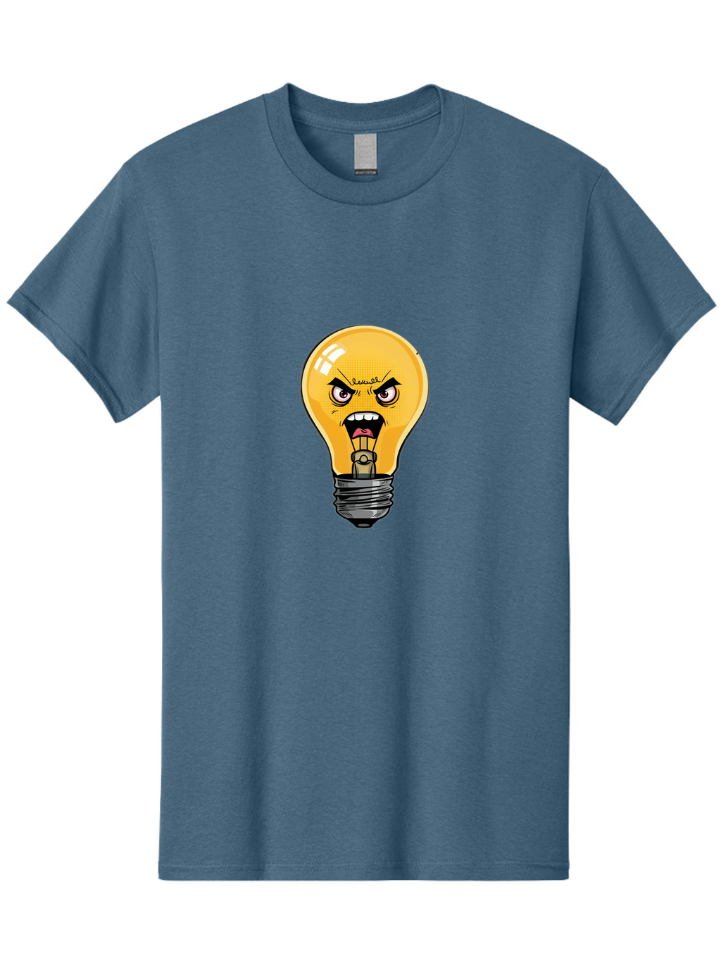 Angry-Light-Bulb-1 Men'S Graphic Tee, 100% Cotton, Comfortable Casual Summer Wear, Machine Washable, Vintage Camera, Old Camera, Antique Camera, Black Camera, Classic Photography, Photography Equipment, Nostalgic Device, Film Camera, Bal702