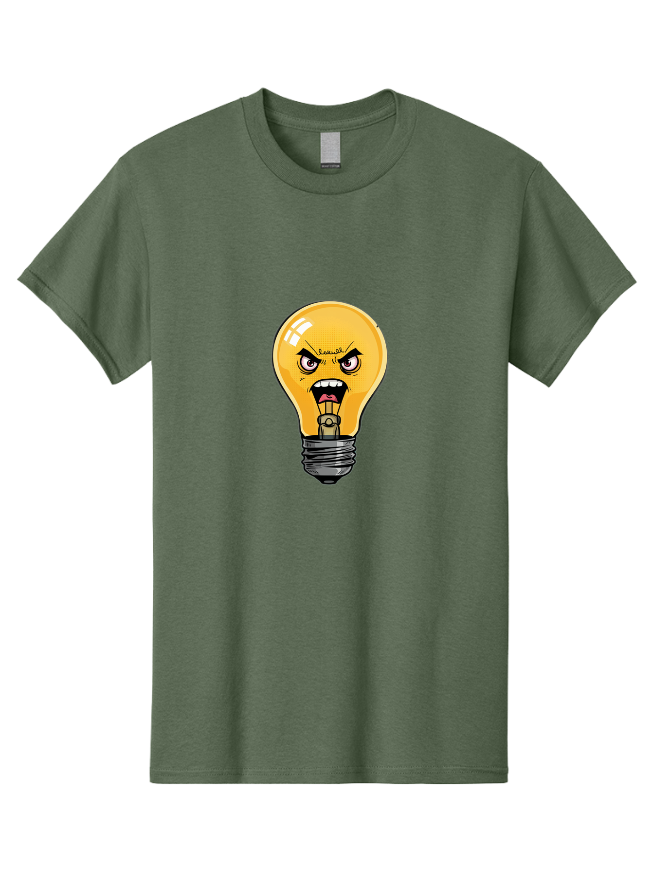 Angry-Light-Bulb-1 Men'S Graphic Tee, 100% Cotton, Comfortable Casual Summer Wear, Machine Washable, Vintage Camera, Old Camera, Antique Camera, Black Camera, Classic Photography, Photography Equipment, Nostalgic Device, Film Camera, Bal702