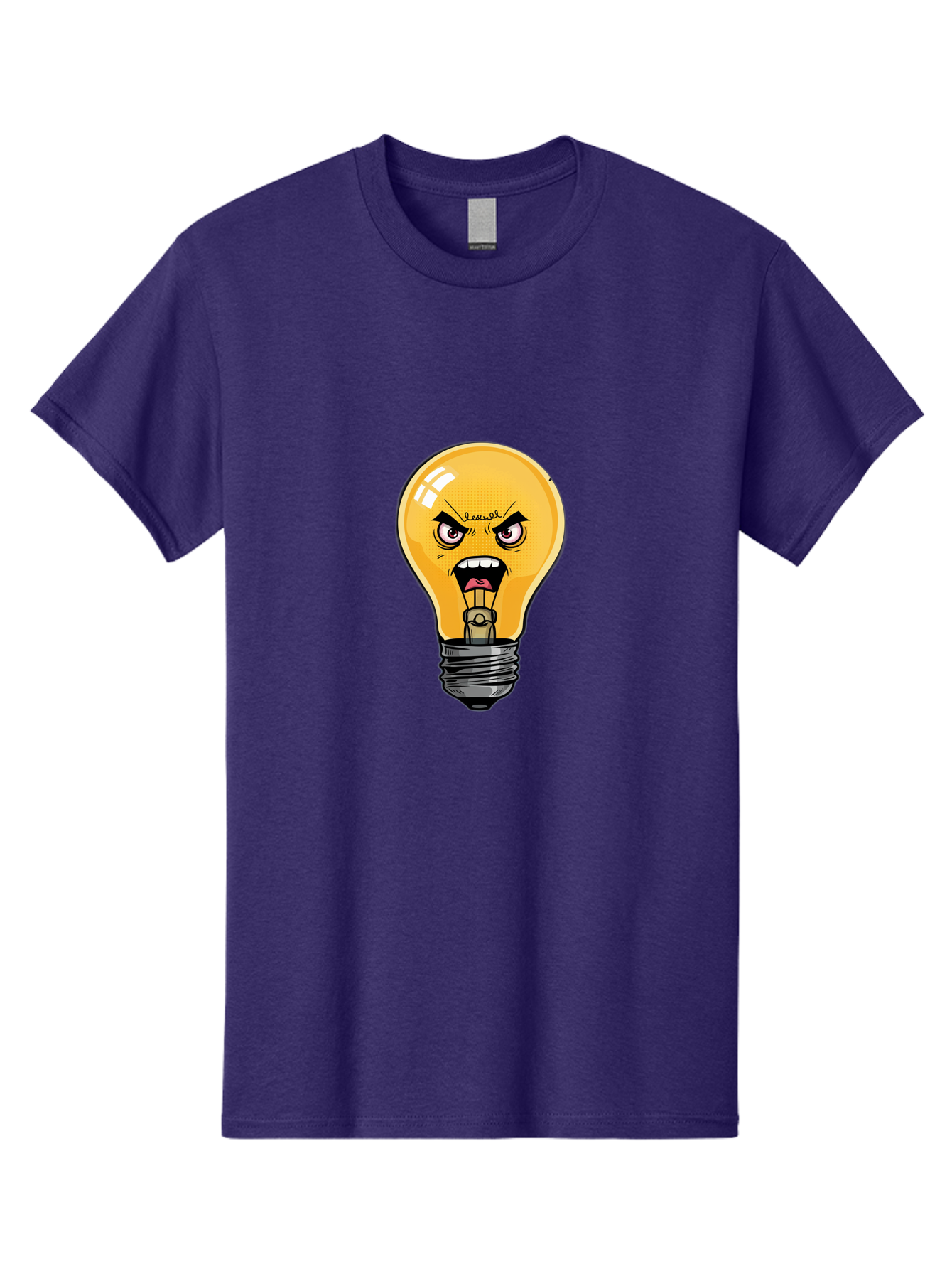 Angry-Light-Bulb-1 Men'S Graphic Tee, 100% Cotton, Comfortable Casual Summer Wear, Machine Washable, Vintage Camera, Old Camera, Antique Camera, Black Camera, Classic Photography, Photography Equipment, Nostalgic Device, Film Camera, Bal702
