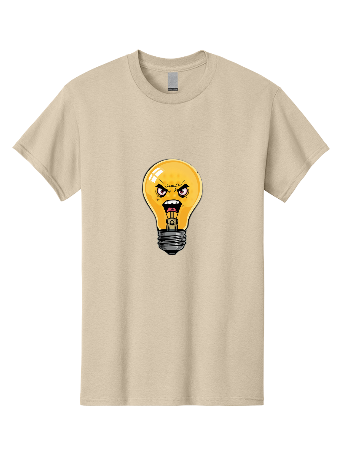 Angry-Light-Bulb-1 Men'S Graphic Tee, 100% Cotton, Comfortable Casual Summer Wear, Machine Washable, Vintage Camera, Old Camera, Antique Camera, Black Camera, Classic Photography, Photography Equipment, Nostalgic Device, Film Camera, Bal702