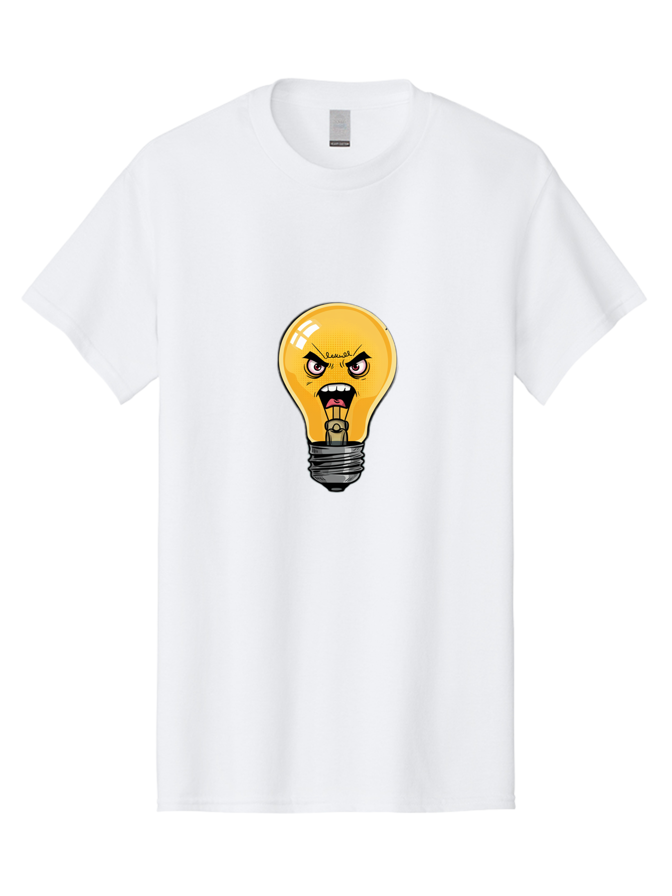 Angry-Light-Bulb-1 Men'S Graphic Tee, 100% Cotton, Comfortable Casual Summer Wear, Machine Washable, Vintage Camera, Old Camera, Antique Camera, Black Camera, Classic Photography, Photography Equipment, Nostalgic Device, Film Camera, Bal702