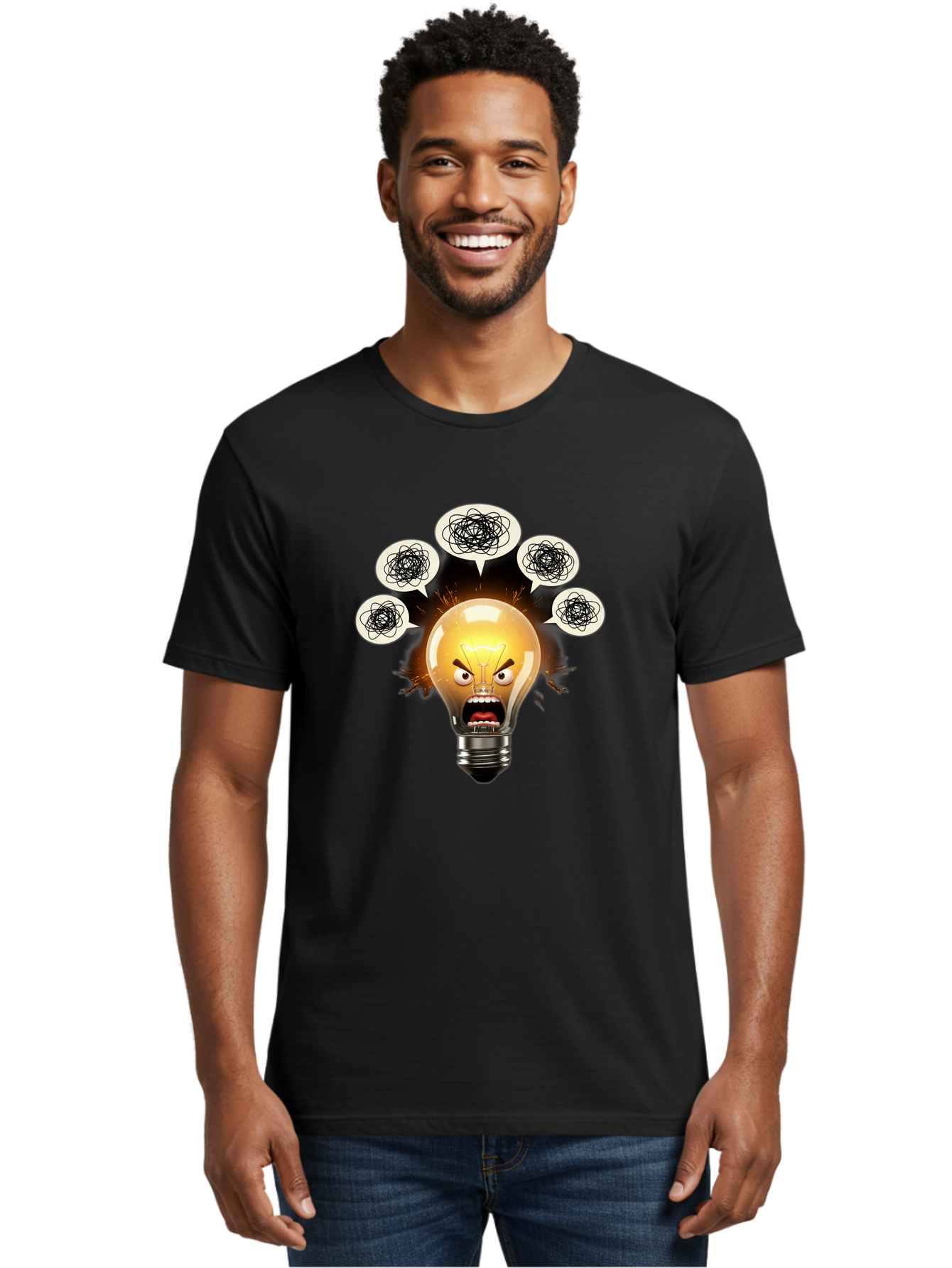 Angry-Light-Bulb Men'S Graphic Tee, 100% Cotton, Comfortable Casual Summer Wear, Machine Washable, Vintage Camera, Old Camera, Antique Camera, Black Camera, Classic Photography, Photography Equipment, Nostalgic Device, Film Camera, Camera Art Bal703