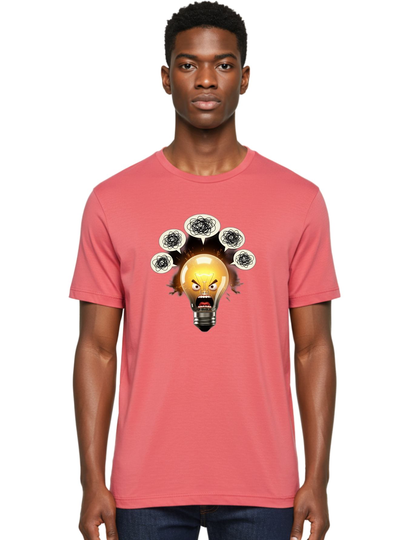 Angry-Light-Bulb Men'S Graphic Tee, 100% Cotton, Comfortable Casual Summer Wear, Machine Washable, Vintage Camera, Old Camera, Antique Camera, Black Camera, Classic Photography, Photography Equipment, Nostalgic Device, Film Camera, Camera Art Bal703