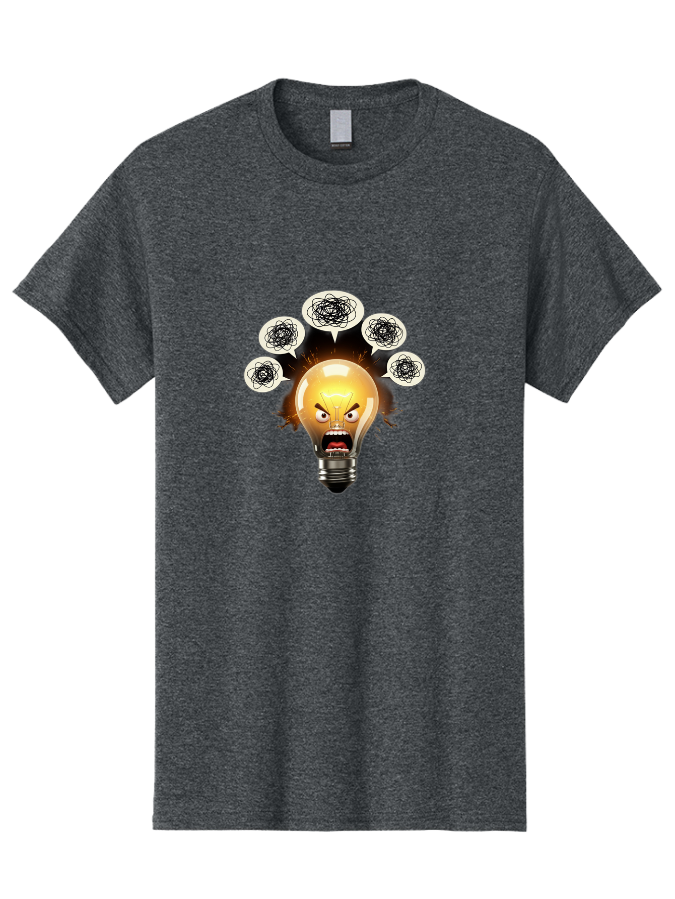 Angry-Light-Bulb Men'S Graphic Tee, 100% Cotton, Comfortable Casual Summer Wear, Machine Washable, Vintage Camera, Old Camera, Antique Camera, Black Camera, Classic Photography, Photography Equipment, Nostalgic Device, Film Camera, Camera Art Bal703