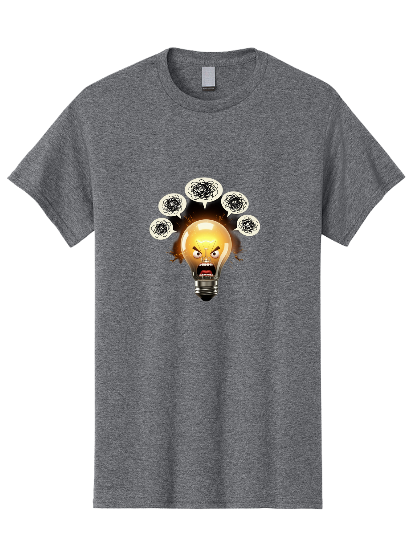 Angry-Light-Bulb Men'S Graphic Tee, 100% Cotton, Comfortable Casual Summer Wear, Machine Washable, Vintage Camera, Old Camera, Antique Camera, Black Camera, Classic Photography, Photography Equipment, Nostalgic Device, Film Camera, Camera Art Bal703