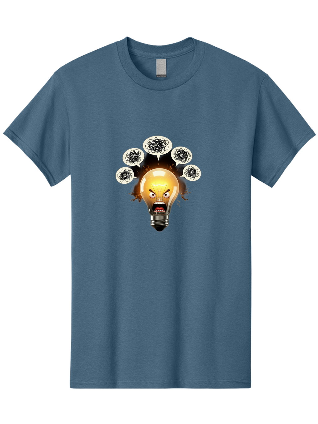 Angry-Light-Bulb Men'S Graphic Tee, 100% Cotton, Comfortable Casual Summer Wear, Machine Washable, Vintage Camera, Old Camera, Antique Camera, Black Camera, Classic Photography, Photography Equipment, Nostalgic Device, Film Camera, Camera Art Bal703