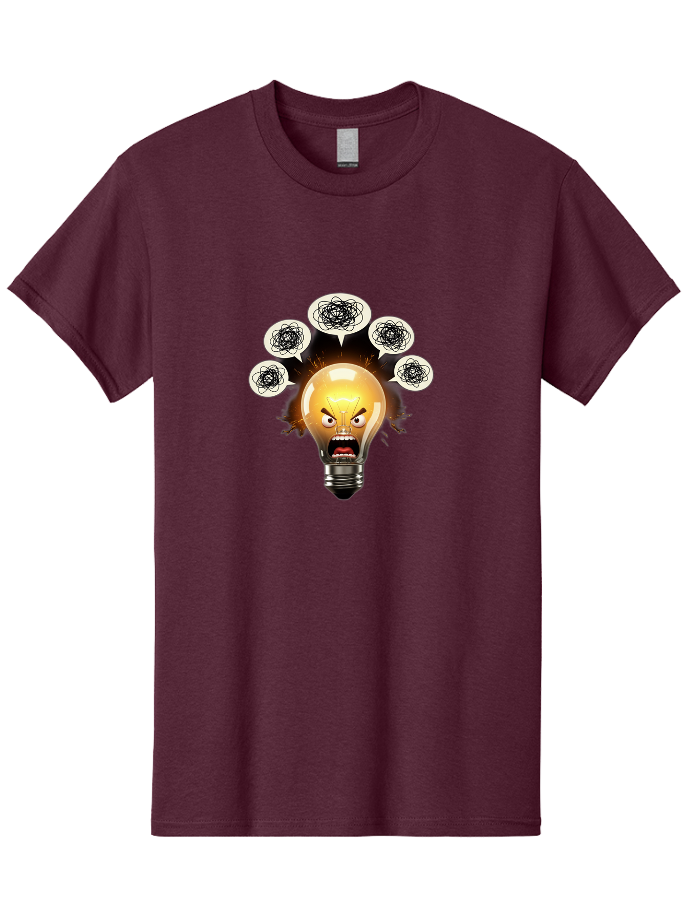 Angry-Light-Bulb Men'S Graphic Tee, 100% Cotton, Comfortable Casual Summer Wear, Machine Washable, Vintage Camera, Old Camera, Antique Camera, Black Camera, Classic Photography, Photography Equipment, Nostalgic Device, Film Camera, Camera Art Bal703