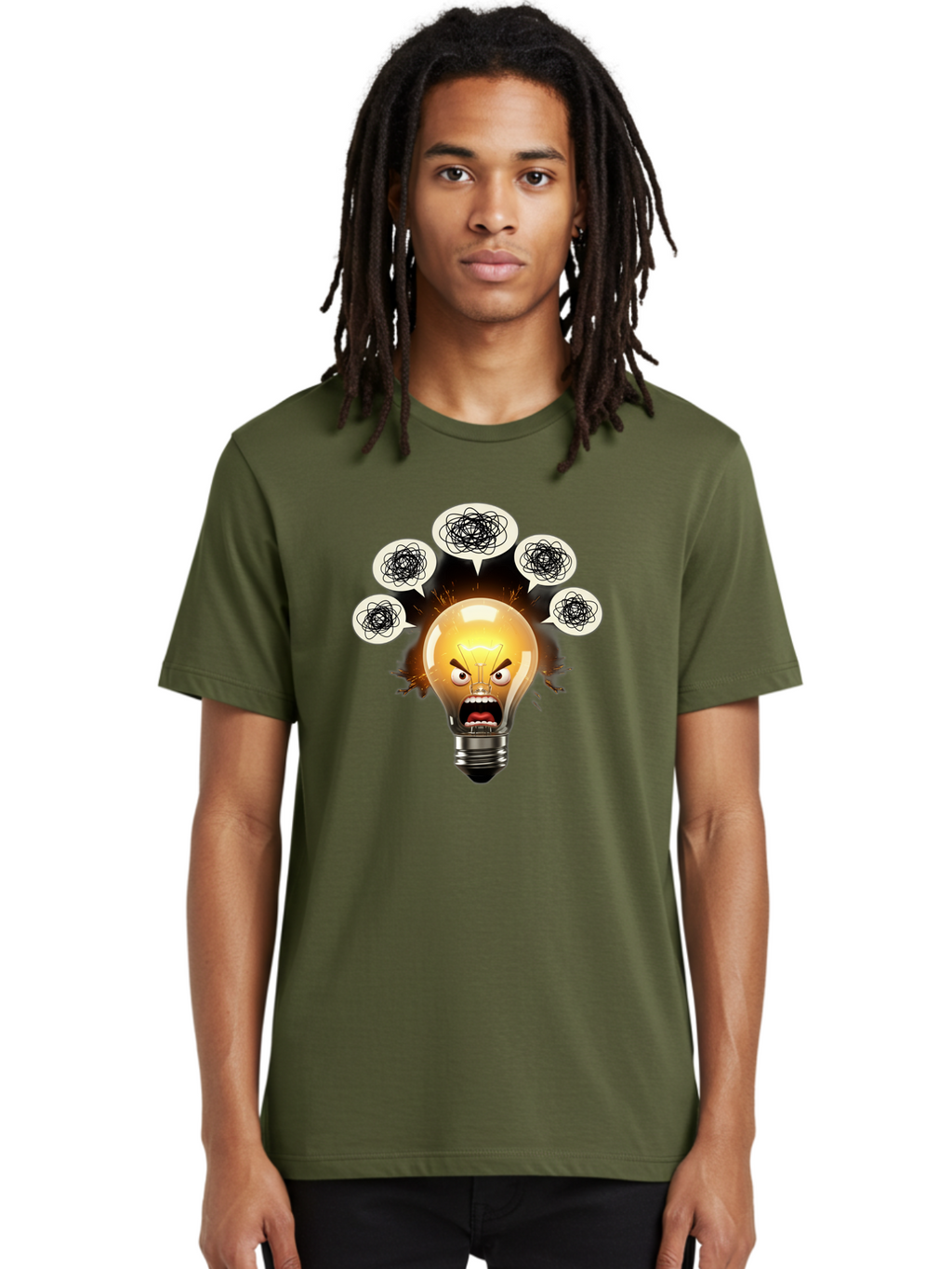 Angry-Light-Bulb Men'S Graphic Tee, 100% Cotton, Comfortable Casual Summer Wear, Machine Washable, Vintage Camera, Old Camera, Antique Camera, Black Camera, Classic Photography, Photography Equipment, Nostalgic Device, Film Camera, Camera Art Bal703