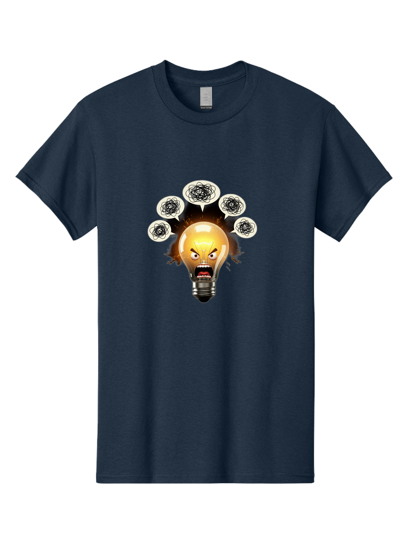 Angry-Light-Bulb Men'S Graphic Tee, 100% Cotton, Comfortable Casual Summer Wear, Machine Washable, Vintage Camera, Old Camera, Antique Camera, Black Camera, Classic Photography, Photography Equipment, Nostalgic Device, Film Camera, Camera Art Bal703