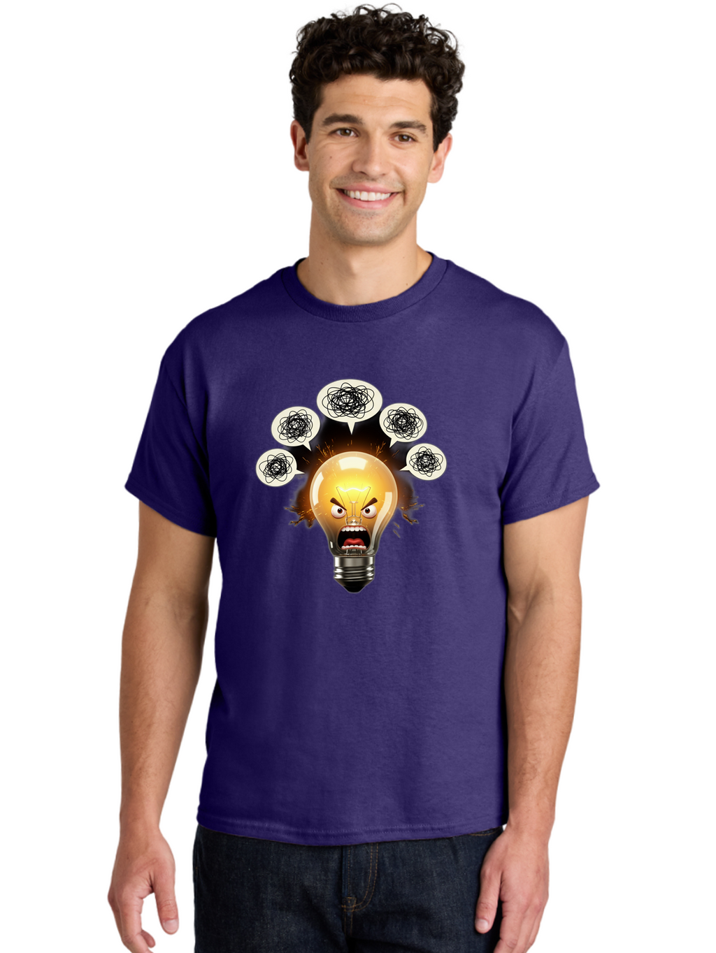 Angry-Light-Bulb Men'S Graphic Tee, 100% Cotton, Comfortable Casual Summer Wear, Machine Washable, Vintage Camera, Old Camera, Antique Camera, Black Camera, Classic Photography, Photography Equipment, Nostalgic Device, Film Camera, Camera Art Bal703