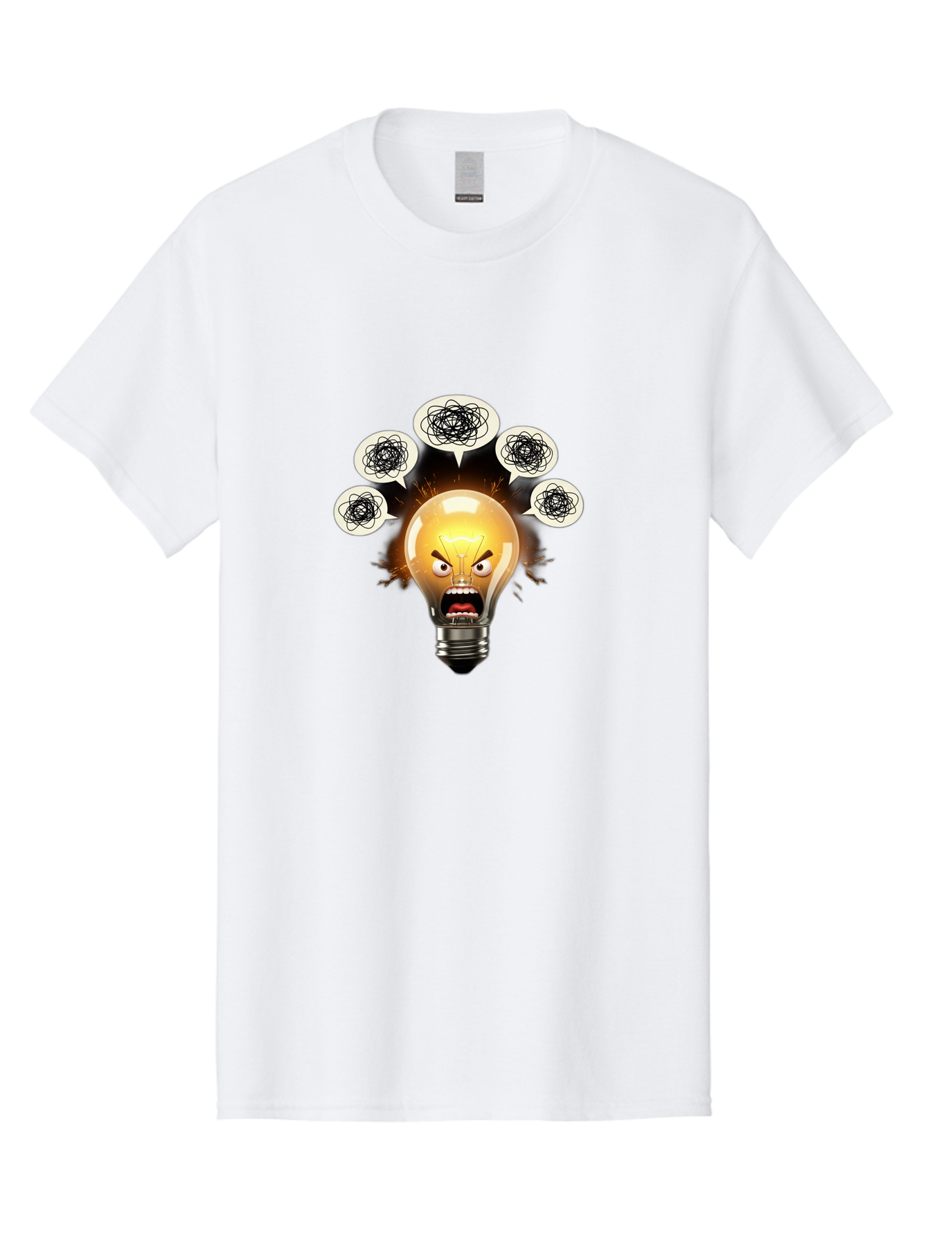 Angry-Light-Bulb Men'S Graphic Tee, 100% Cotton, Comfortable Casual Summer Wear, Machine Washable, Vintage Camera, Old Camera, Antique Camera, Black Camera, Classic Photography, Photography Equipment, Nostalgic Device, Film Camera, Camera Art Bal703